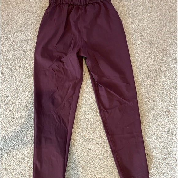 Maroon Drawstring Pants - Picture 2 of 4